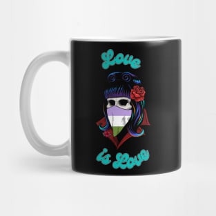 Genderqueer Pride 2021 - Battie Love is Love Mug